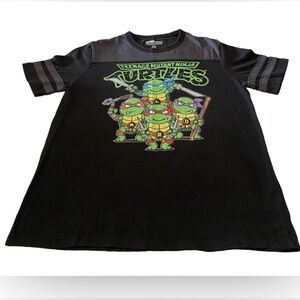 Nickelodeon Teenage Mutant kids Ninja Turtles T-Shirt,Black Size large (42-44)